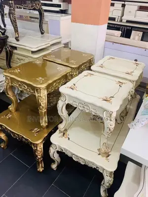 Luxury Center Table With Two Side Stool