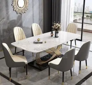 Quality Marble Top Dining Table Set