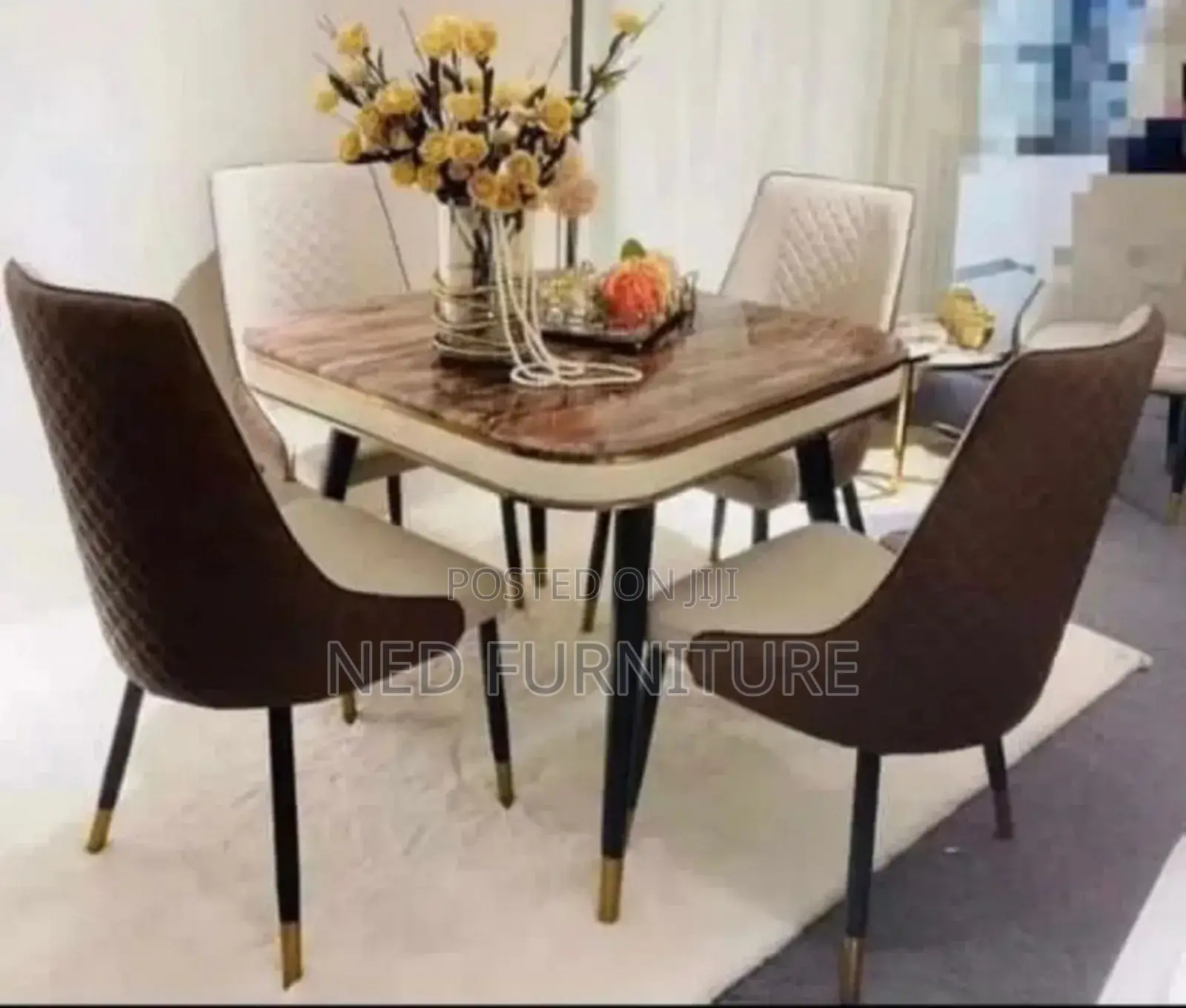 Quality Table Dining by 4 Seater Set