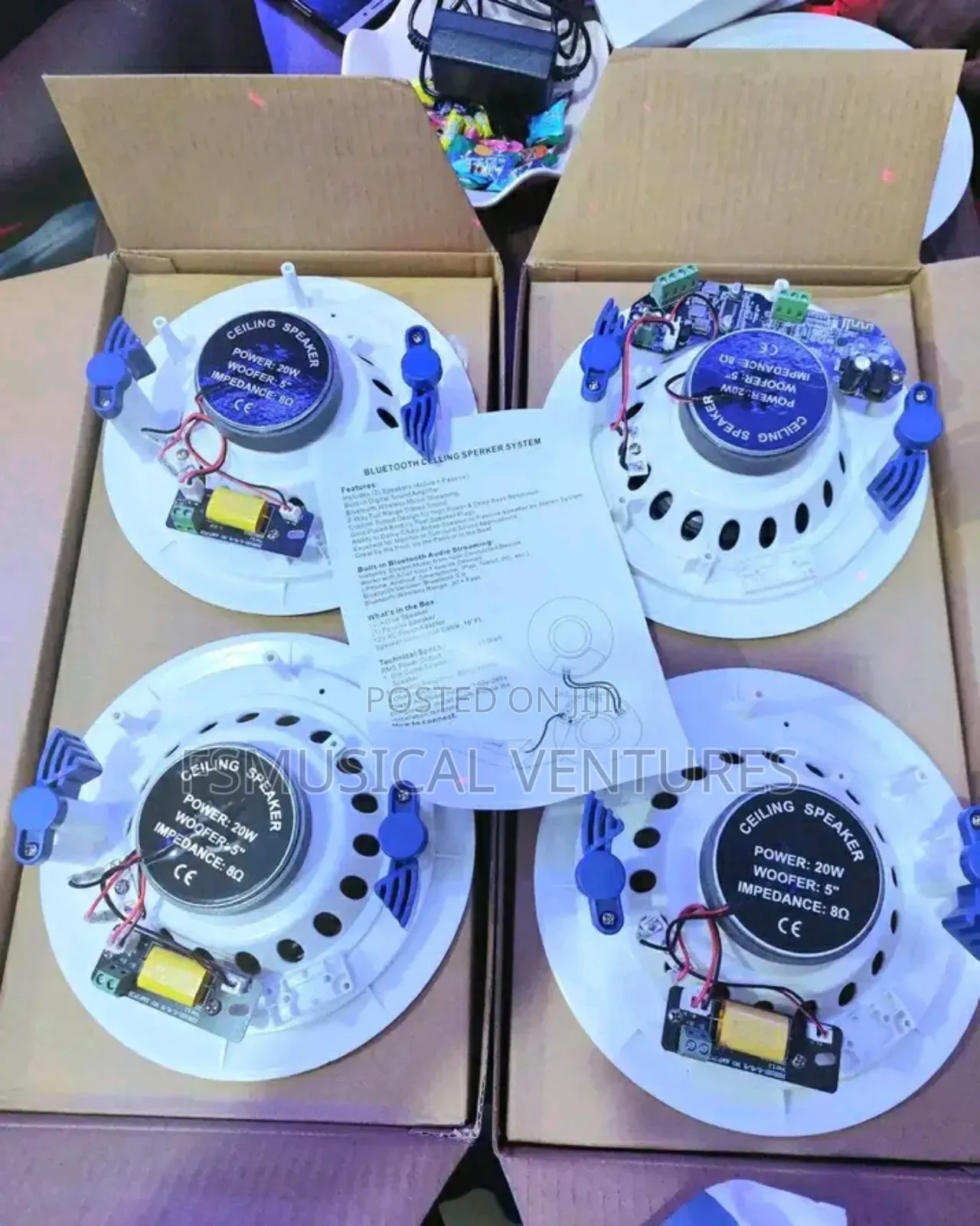 Dart 20watts 4in1 Bluetooth Ceiling Speakers