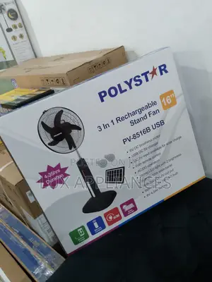 Photo - Brand New Polystar Rechargeable Fan