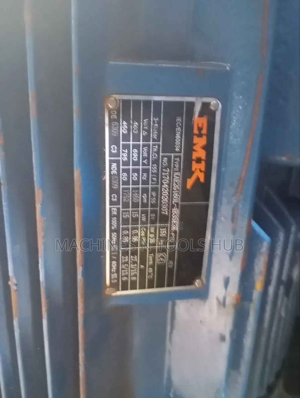 20HP EMK 3phase Electric Motor