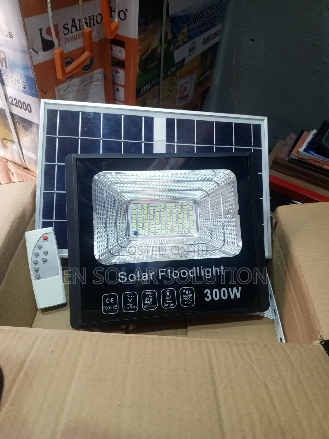 300watts Solar Flood Lights Available Now