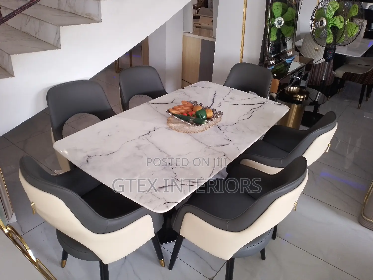 Marble Dinning Table Set