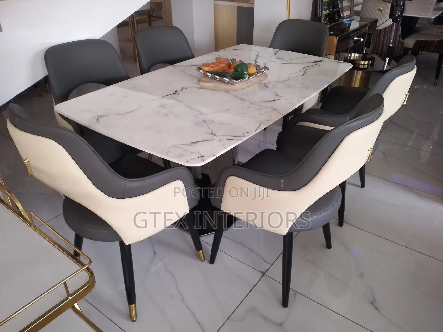 Marble Dinning Table Set