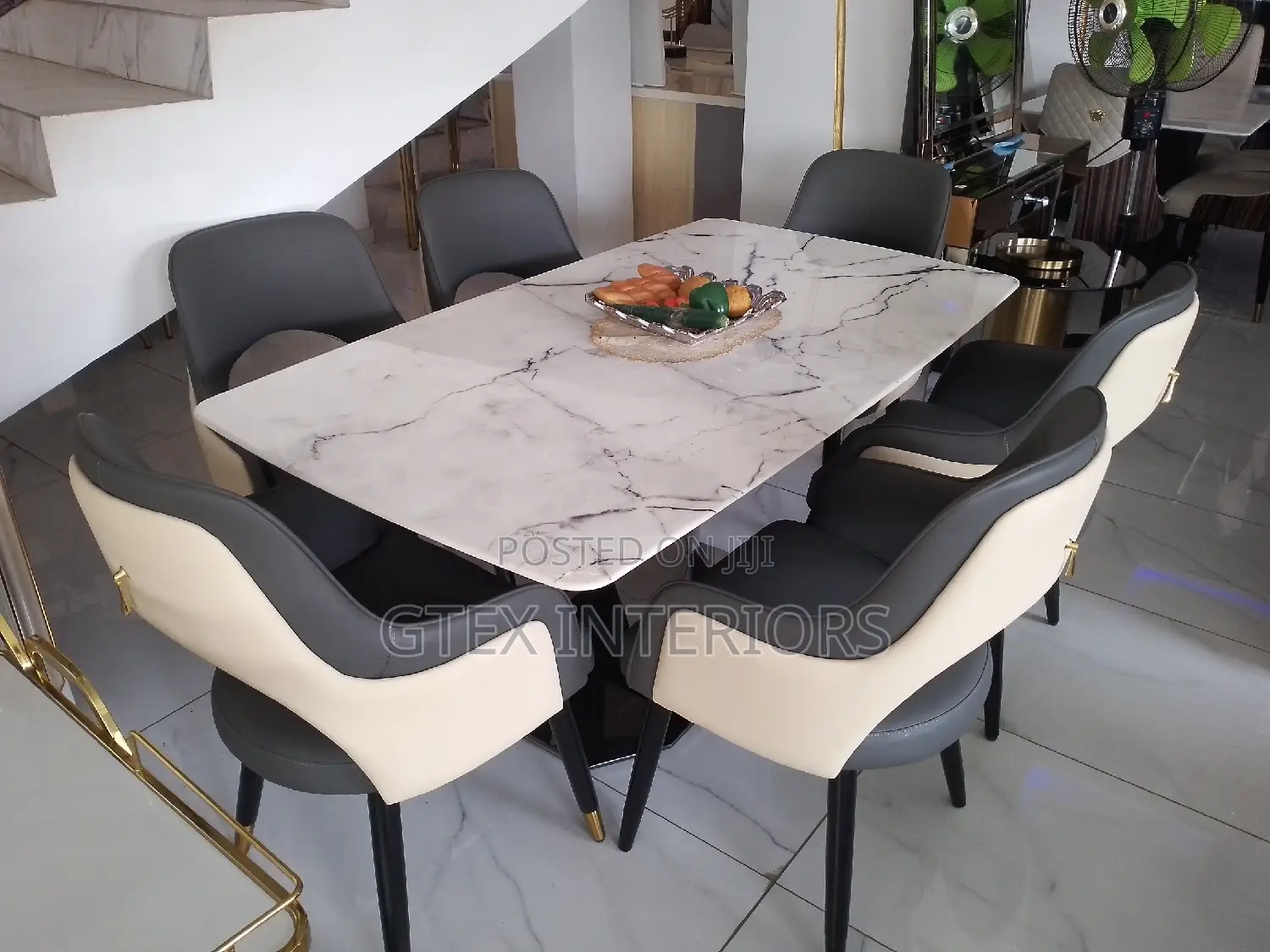 Marble Dinning Table Set