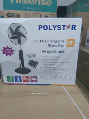 Automatic Polystar Rechargeable Fan