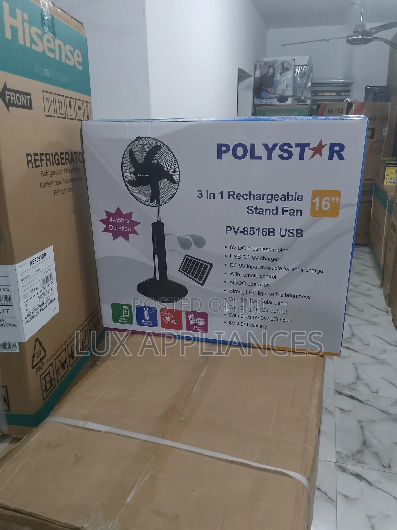 Nice and Suitable Rechargeable Fan