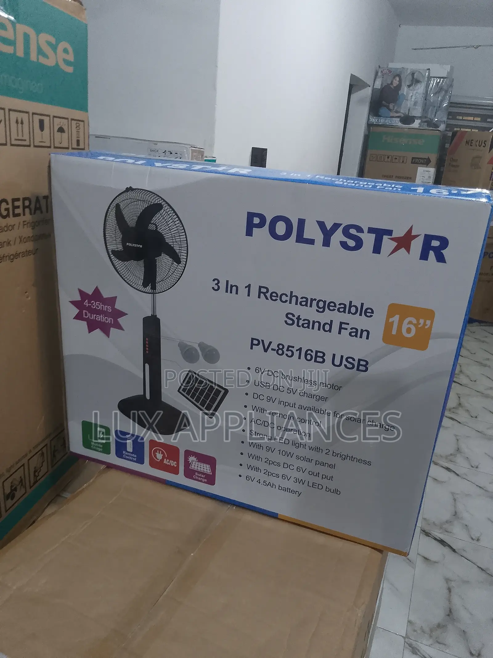 High Valued Rechargeable Fan
