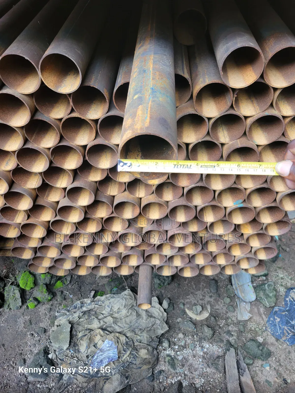 7.5cm by 3mm Round Pipe (Full 3" Round )
