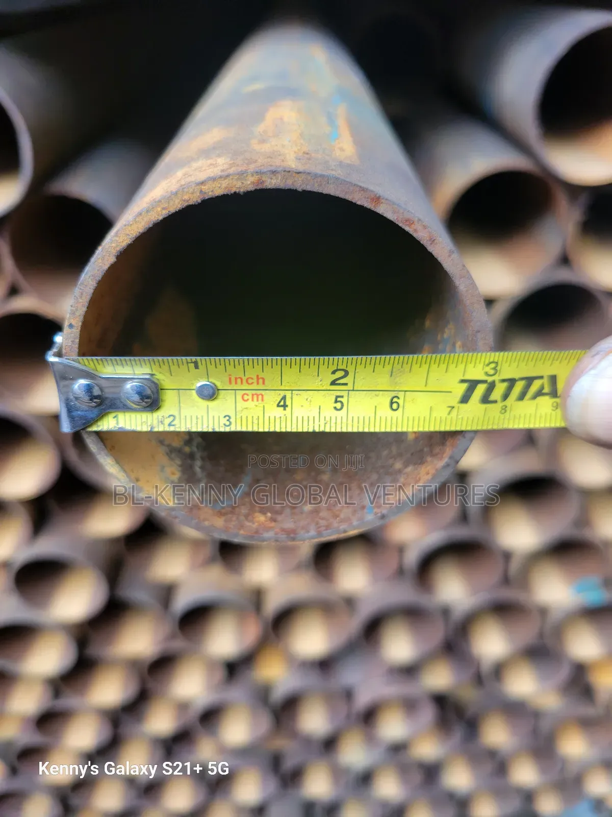 7.5cm by 3mm Round Pipe (Full 3" Round )