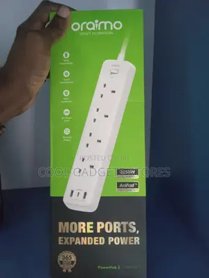 Oraimo Powerhub 2 Extension Socket 2 USB Outlet
