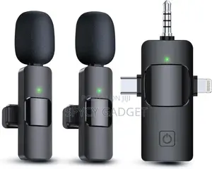 Professional 3 in 1 Wireless Lavalier Microphone