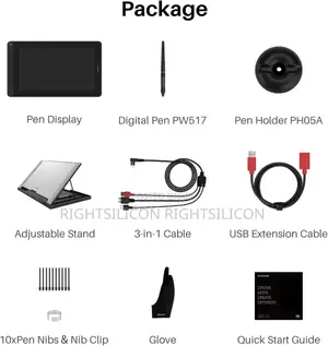 USA HUION KAMVAS 13 Drawing Tablet With Screen, Full