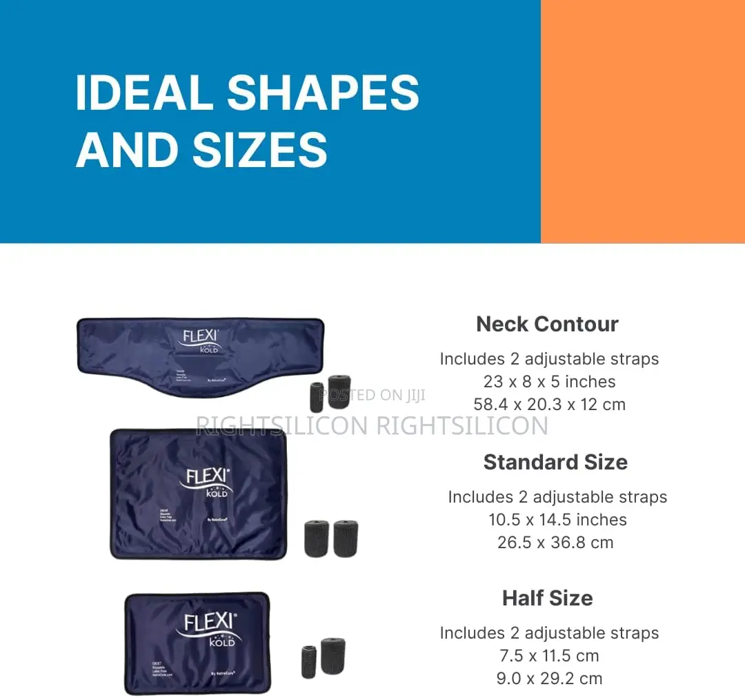 USA Flexikold Neck Ice Pack Wrap With Straps – Ice Pack