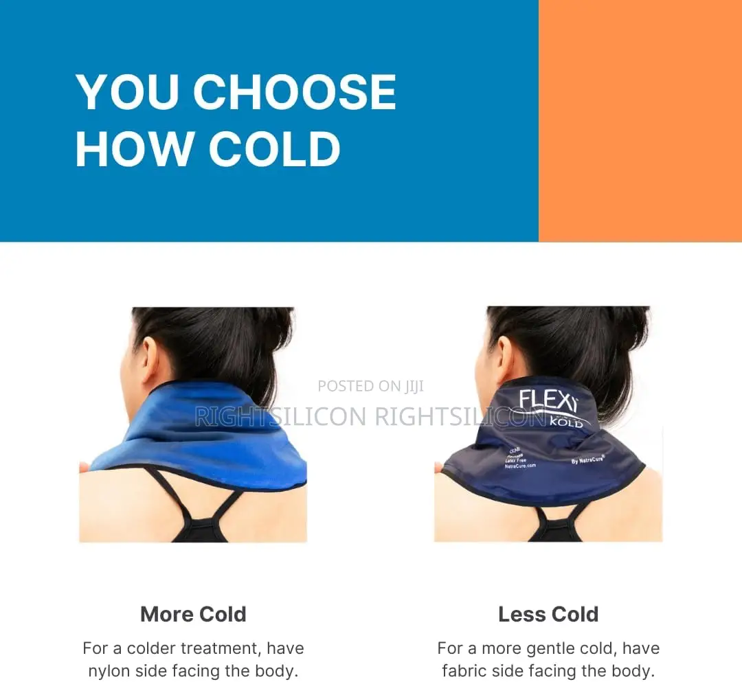 USA Flexikold Neck Ice Pack Wrap With Straps – Ice Pack