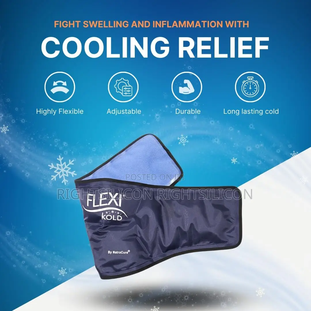 USA Flexikold Neck Ice Pack Wrap With Straps – Ice Pack