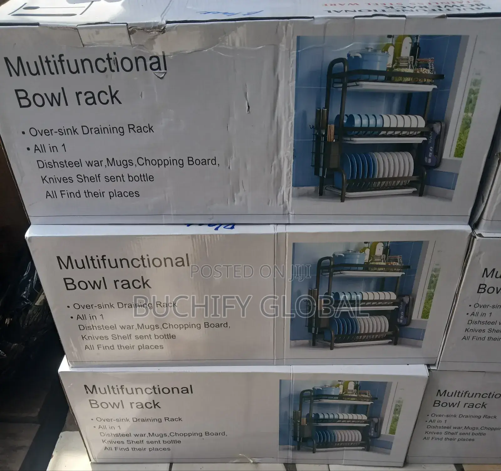 Multifunctional Plate Rack 3 Tier