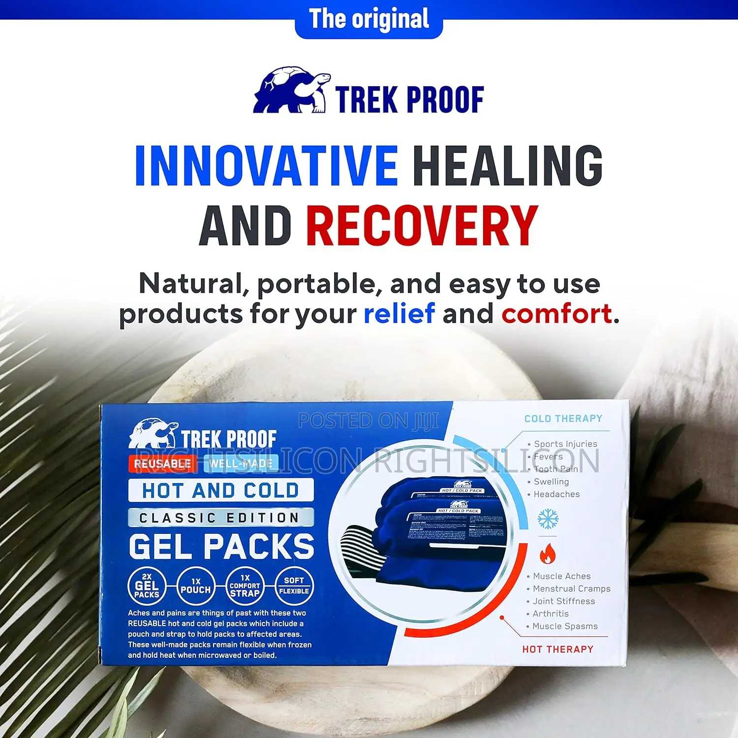 USA Ice Pack (1-Piece Set) – Reusable Hot and Cold Therapy