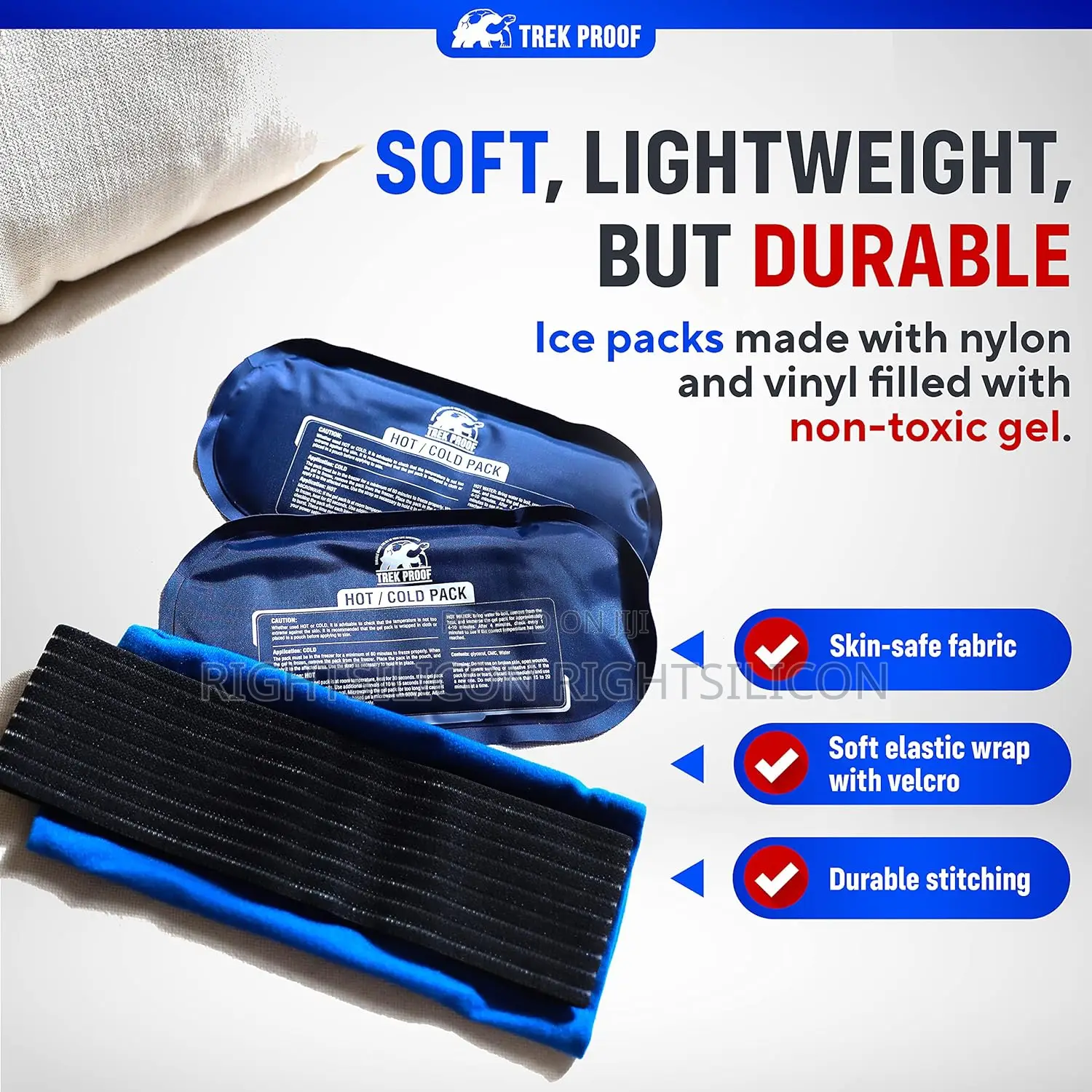 USA Ice Pack (1-Piece Set) – Reusable Hot and Cold Therapy