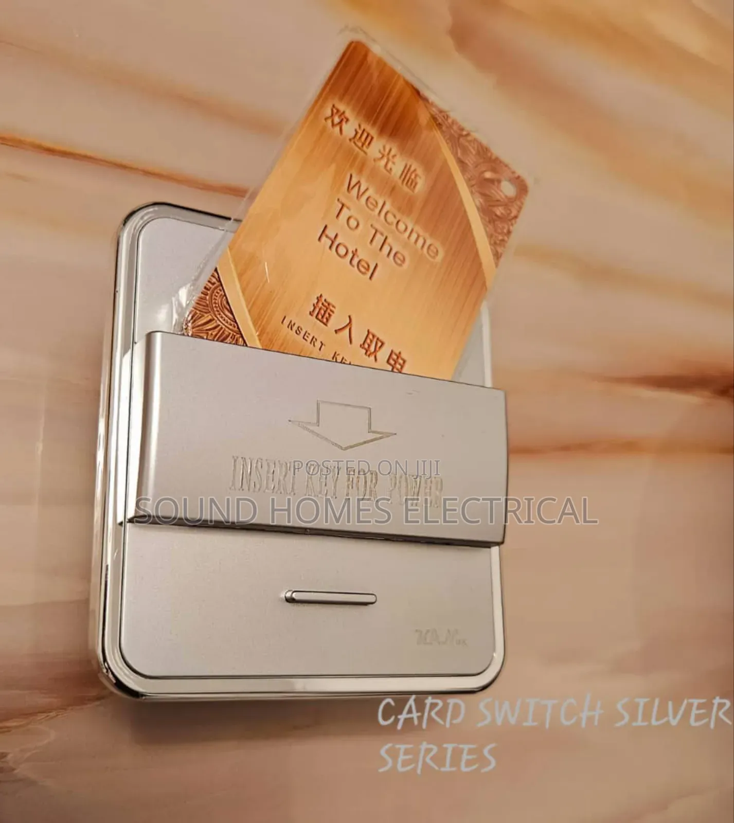 Silver Key Card Switch