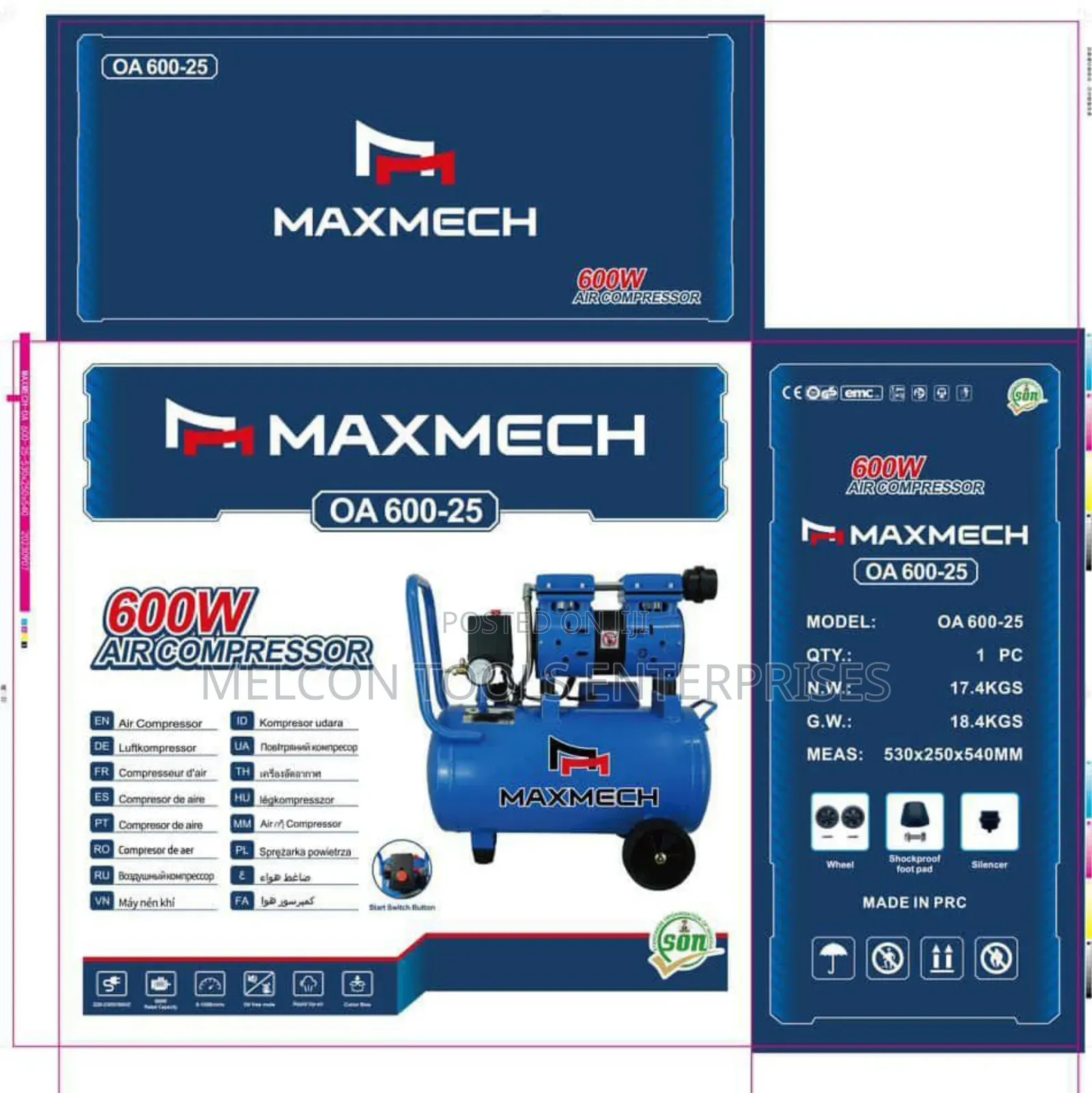 Oiless Air Compressor