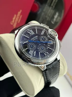 Photo - Cartier Leather Chronograph Wristwatch