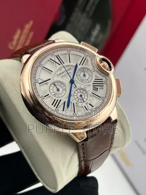 Photo - Cartier Leather Chronograph Wristwatch