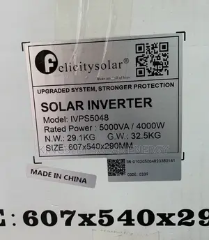 Felicity Solar Inverter (Ivps)5kva/48v