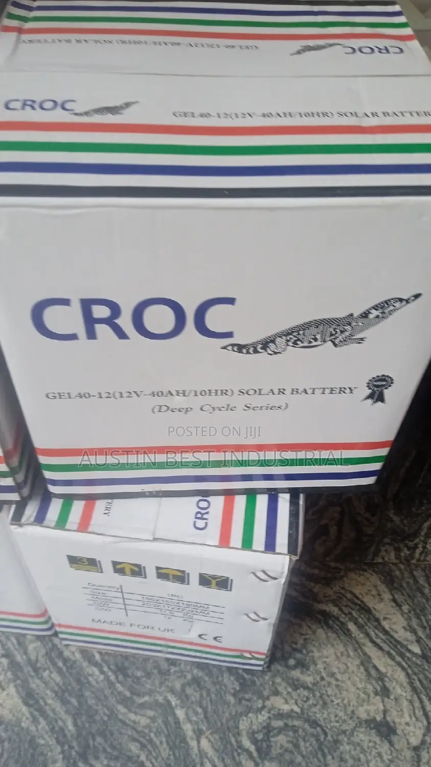 40A Croc Solar Battery 12V