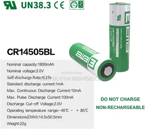 USA 1X Eemb Cr14505 Cr Aa 14505 Cr-Aa 3V 1800mah Battery