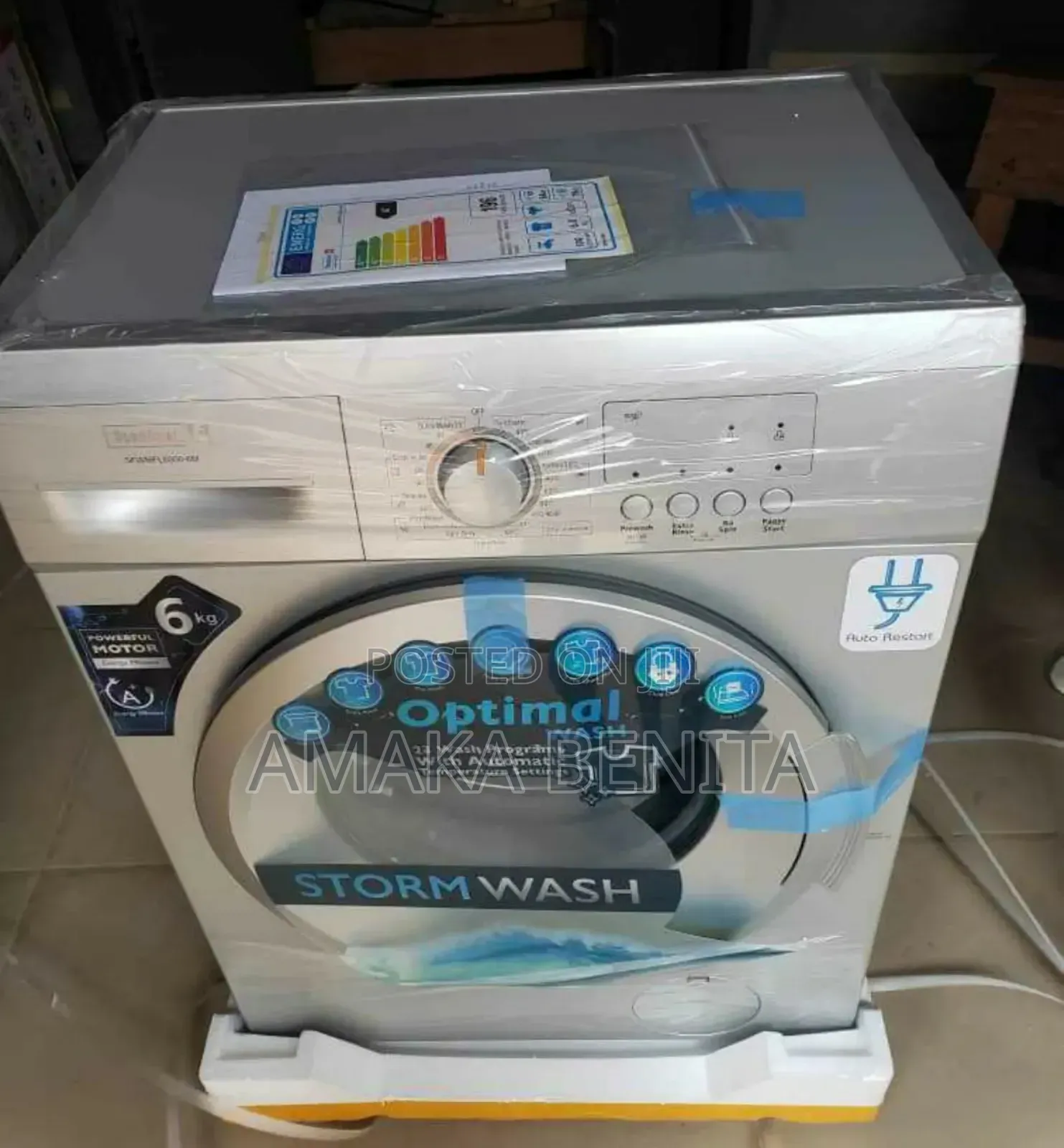 Scanfrost Full Automatic Washing Machine (Front Load)