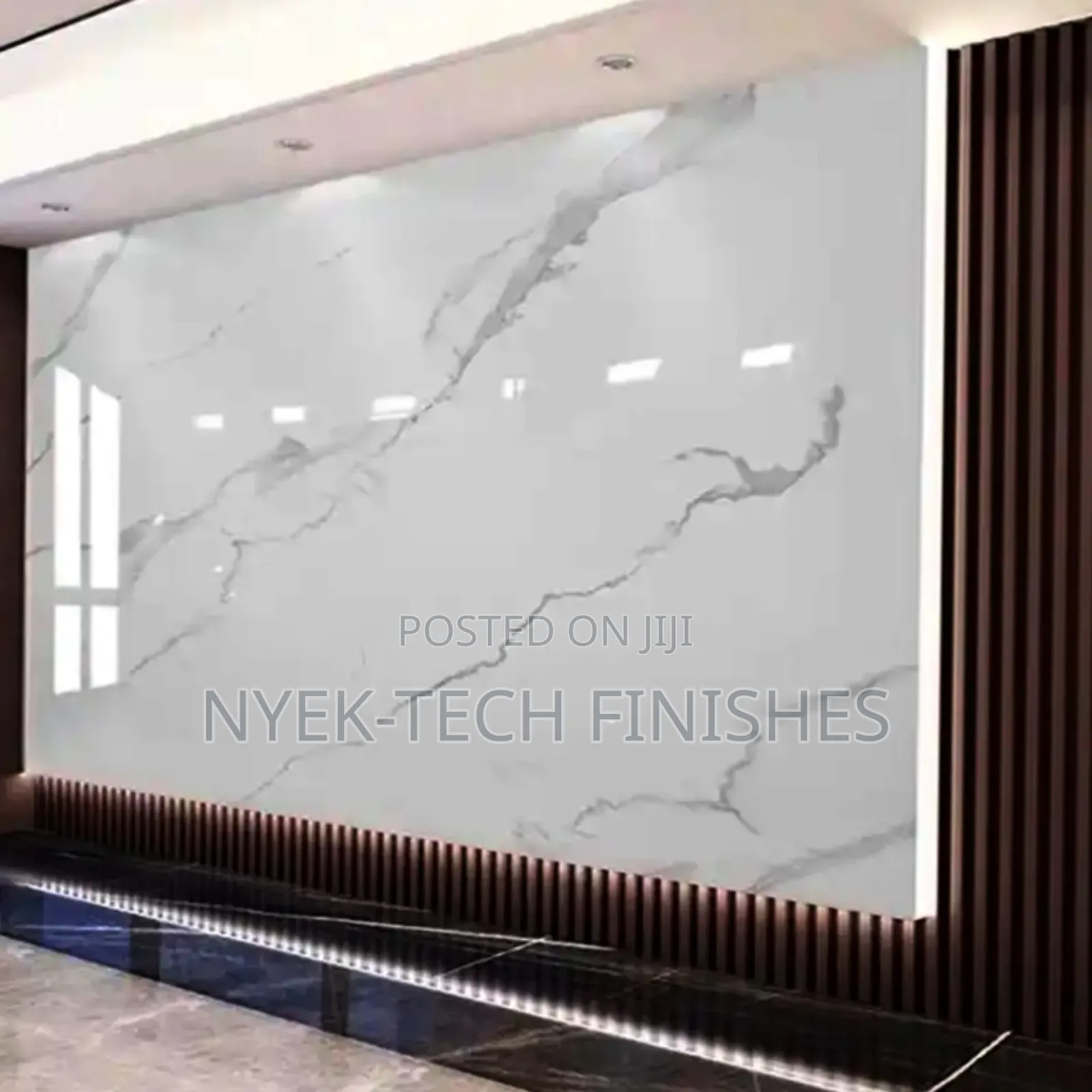 Glossy PVC Marble Sheets for Interior Decors
