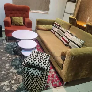 Beautiful Chairs (3, 1) With Table and Stools