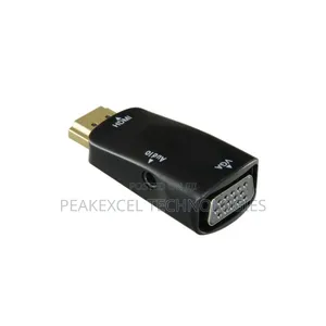 HDMI to VGA Converter Adapter -1080p Video With 3.5mm Audio