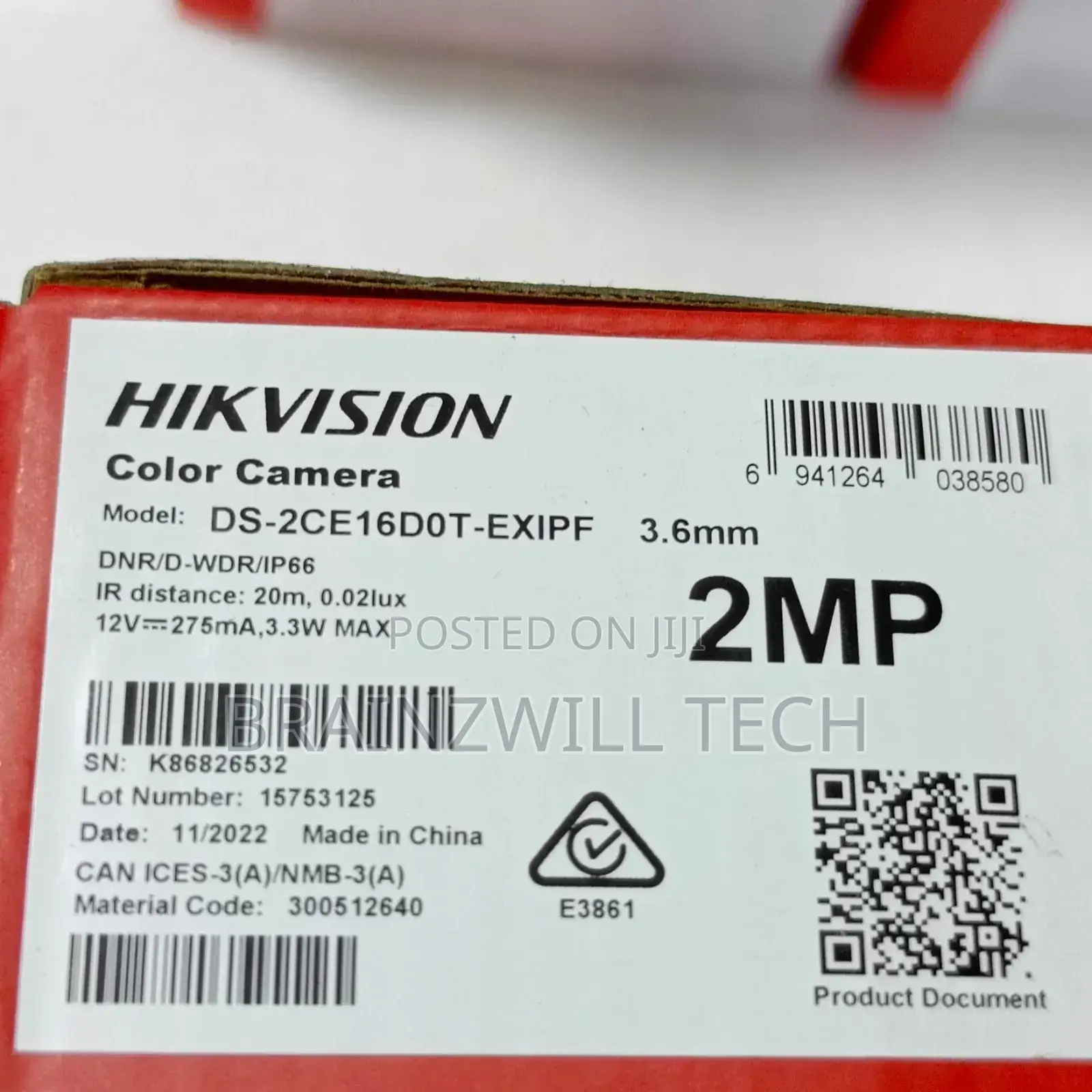 Hikvision Analog Outdoor Camera 2mp