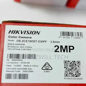 Hikvision Analog Outdoor Camera 2mp