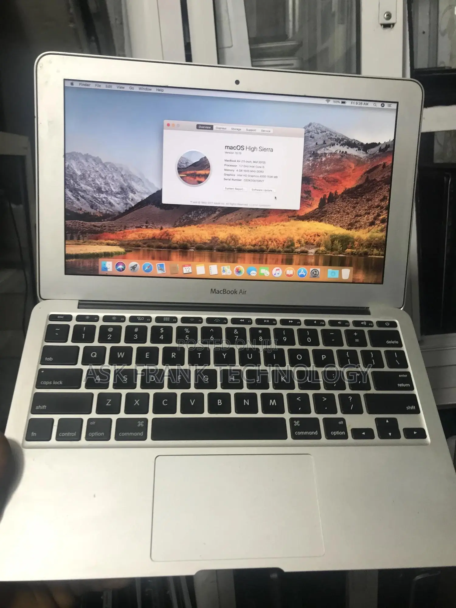 Laptop Apple MacBook 2012 4GB Intel Core I5 SSD 128GB