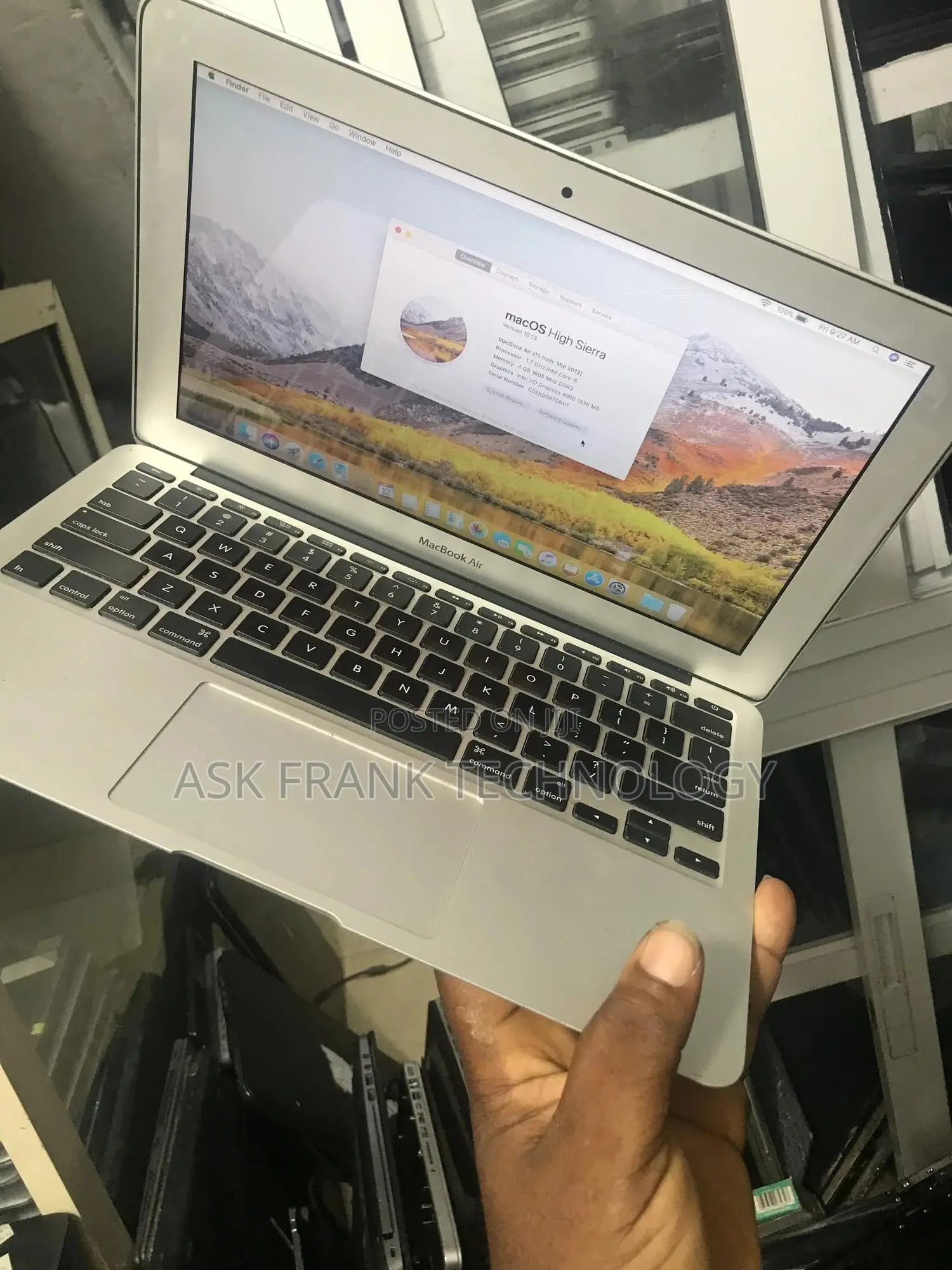 Laptop Apple MacBook 2012 4GB Intel Core I5 SSD 128GB