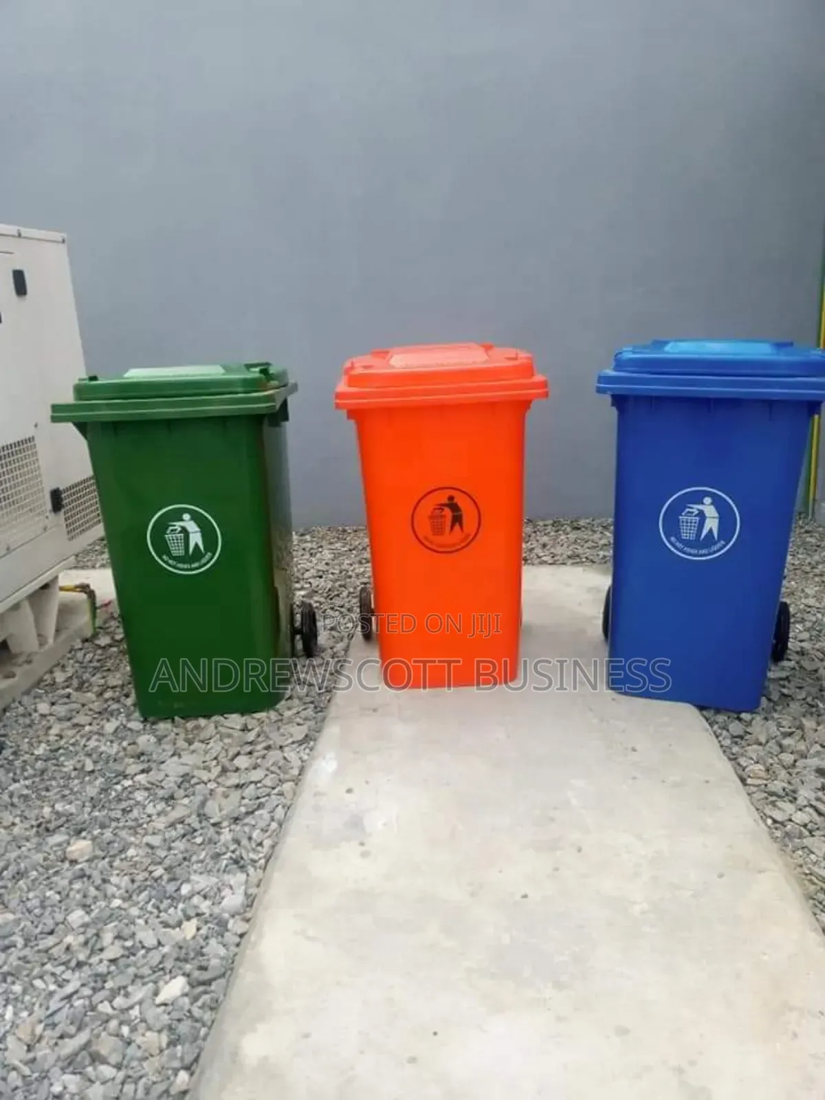 Industrial Waste Bin 240l Rubber