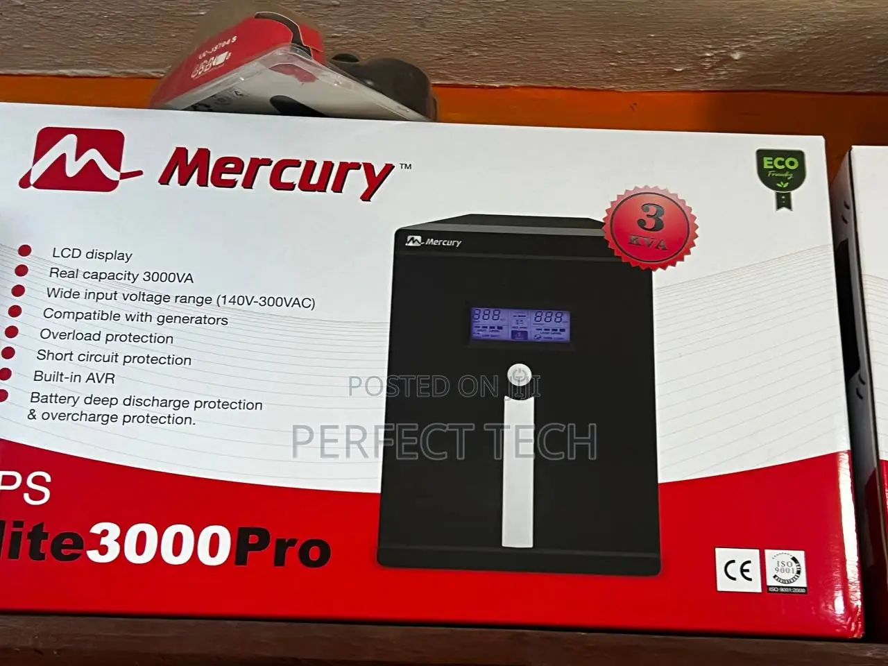 Mercury Elite 3000va Pro 3kva Ups