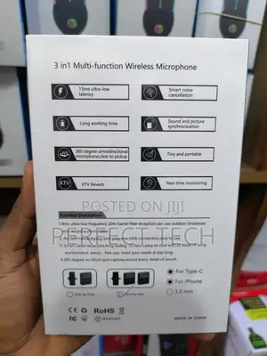 SX31 3-in-1 Multi-Function Wireless Microphone