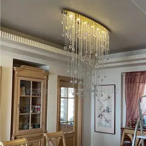 Living Rooms Crystal Chandelier Luxury Flosh Mount