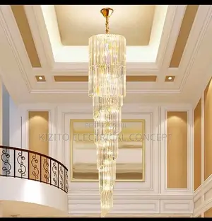 Modern Lustre Gold Crystal Chandalier (800mm)