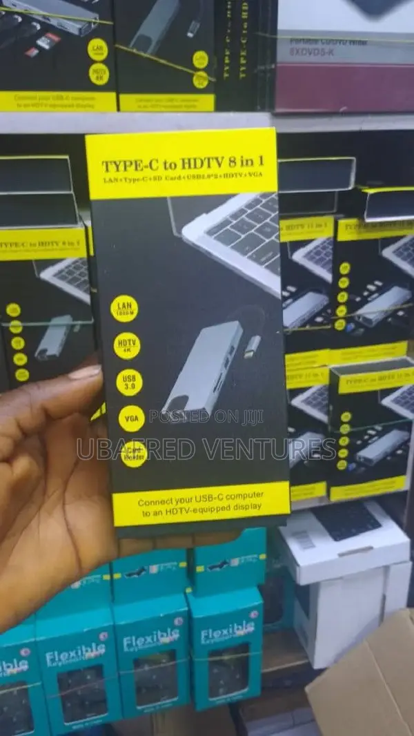 Type C - HDTV 8 in 1 Hub