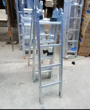 Foldable. Multi Purpose Aluminum Ladder 4x3