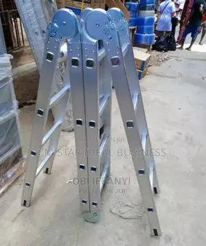 Foldable. Multi Purpose Aluminum Ladder 4x3