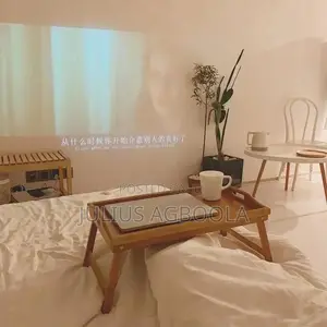 Portable Natural Bamboo Bed Tray