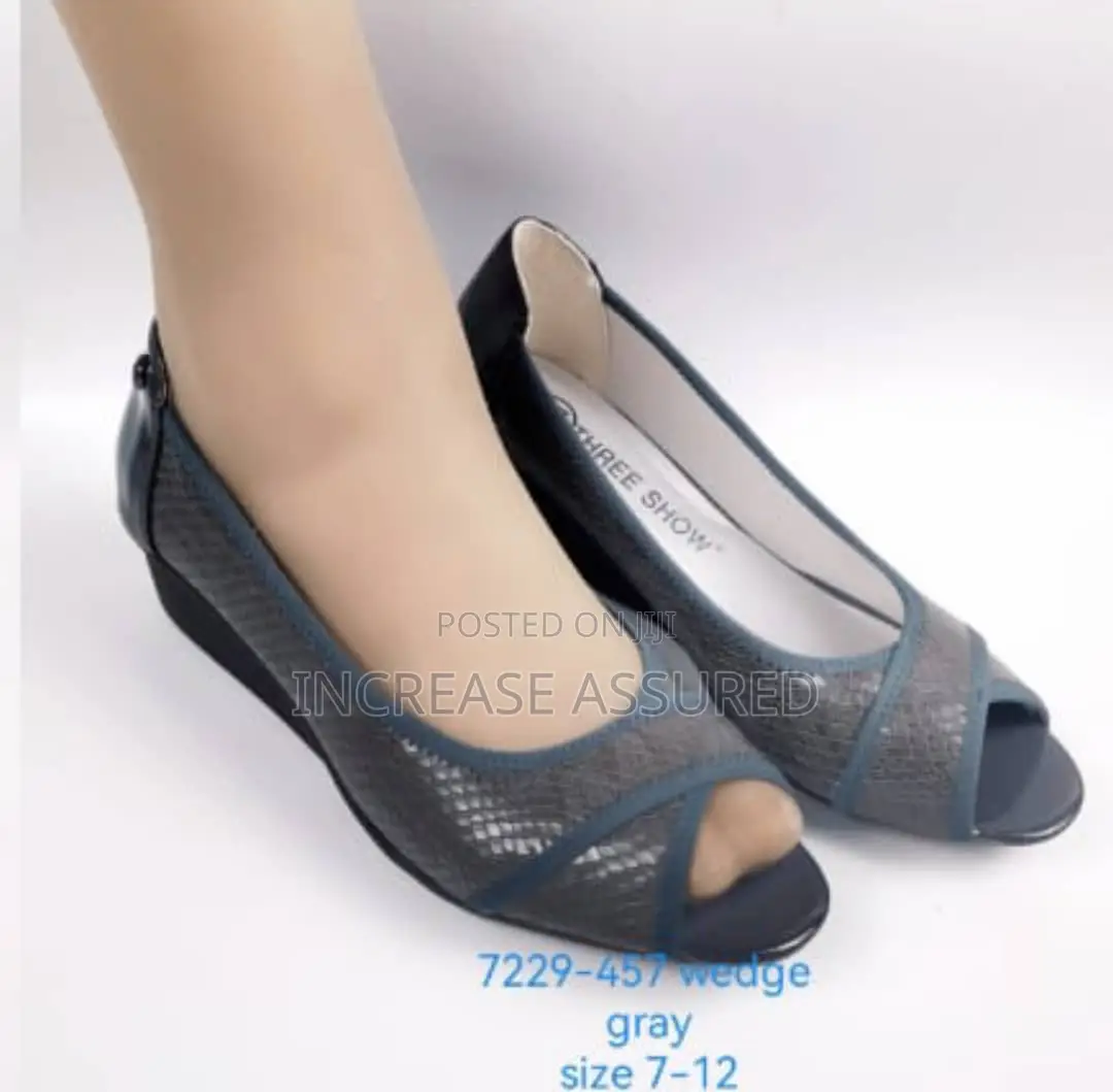 Open Toes With Wedge Sole Female Shoes.