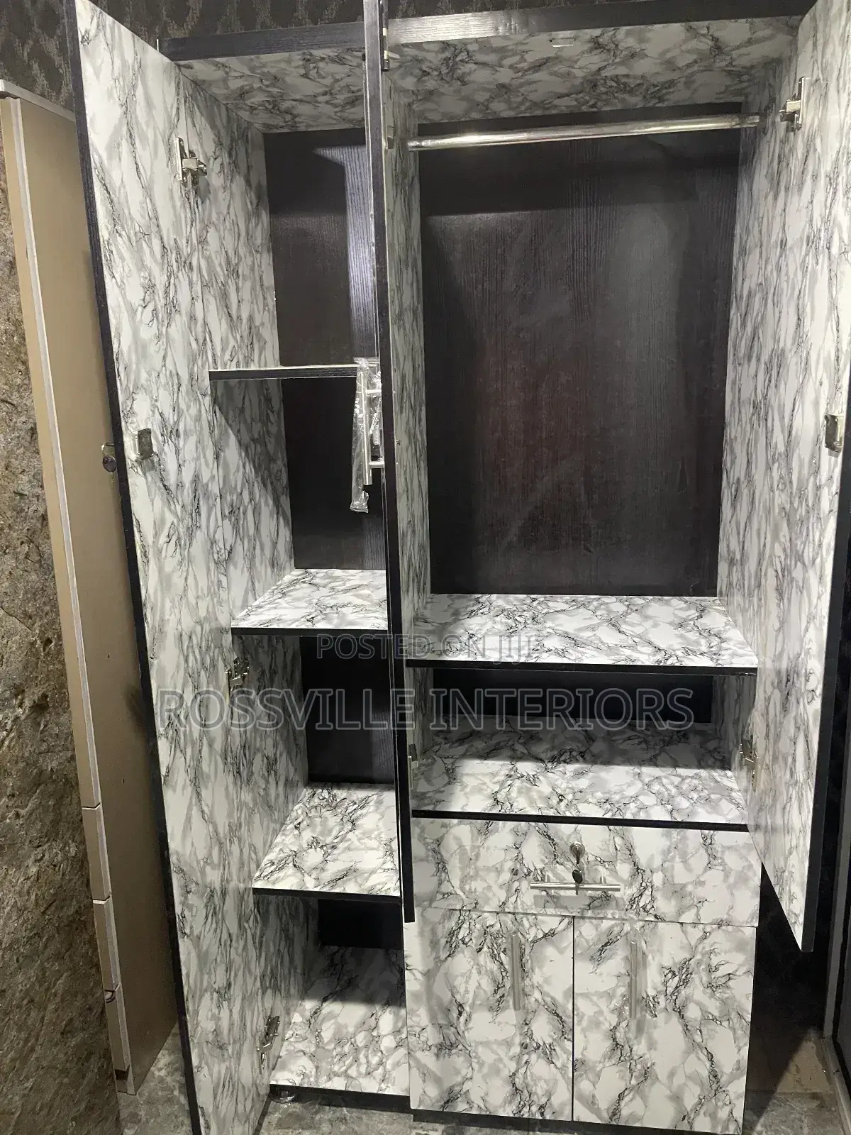 3 Doors Wardrobe